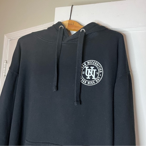 Navy Blue Hoodie with Emblem - Picture 3 of 4